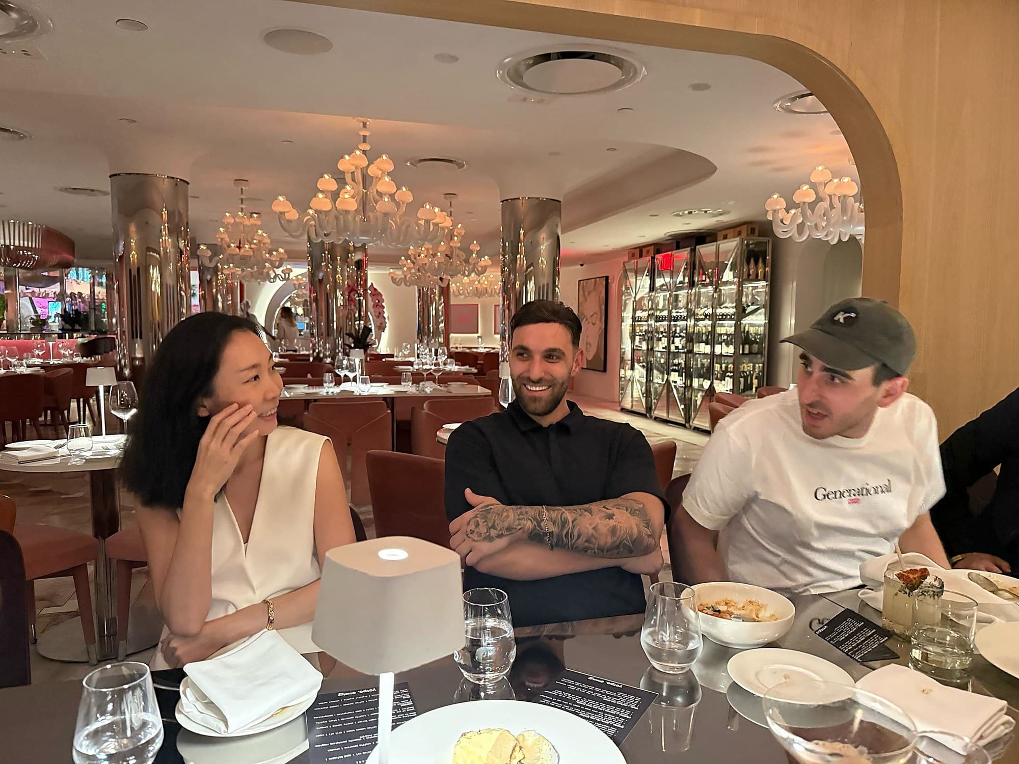 Dale Parducci at an industry dinner during the AI Uncensored workshop